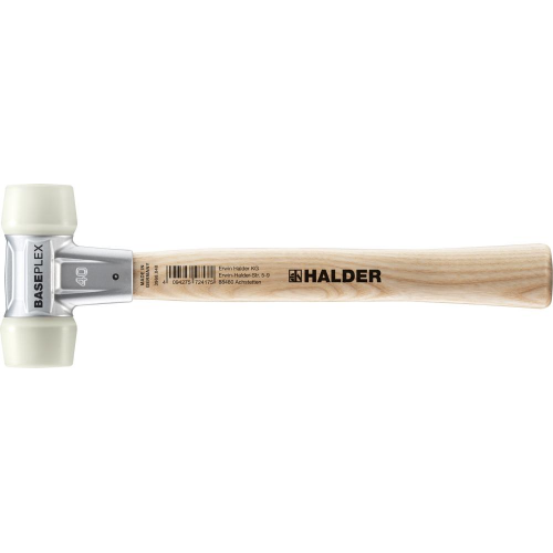 Młotek z miękkim bijakiem Baseplex 40mm Nylon HALDER 3908.040