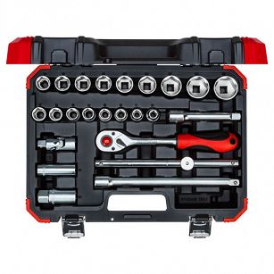 Zestaw kluczy nasadowych 1/2" 24cz. GEDORE RED R69003024 3300055