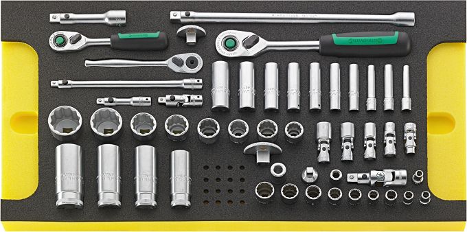 Zestaw TCS narzędzi do wyjmowanej szuflady do skrzyni Nr 13217, 51-el. TCS WT 40/45/46/37/14 STAHLWILLE 96830123