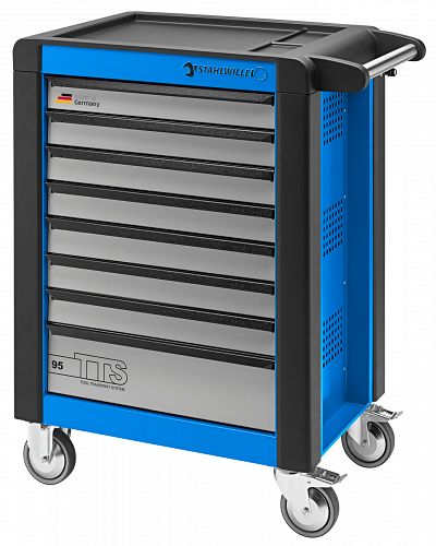 Wózek warsztatowy TTS 8-szufl.nieb.z Nakładkami, 1021x823x 497 mm; max obciążenie: 30kg na szufladę; 750 kg na Wózek 95/8 B STAHLWILLE 81200022