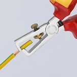 Szczypce Izolowane do Ściągania Izolacji z regulacją KNIPEX 11 06 160 - 3