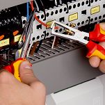 Szczypce Izolowane do Ściągania Izolacji z regulacją KNIPEX 11 06 160 - 2