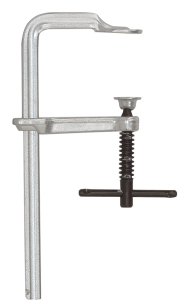 Ścisk śrubowy stalowy 400x120mm VIRIDIS z pokrętłem z przetyczką KUKKO 469K0400-120