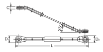 Klucz z grzechotką do świec żarowych 8S×12mm KOKEN - 2