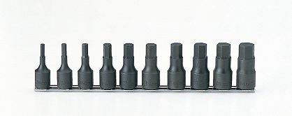 Zestaw nasadek 3/16"-3/4" trzpieniowych sześciokątnych Inhex 60 KOKEN