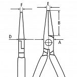 Szczypce precyzyjne dla elektroników ESD KNIPEX 34 52 130 ESD - 6