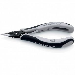 Szczypce precyzyjne dla elektroników ESD KNIPEX 34 52 130 ESD