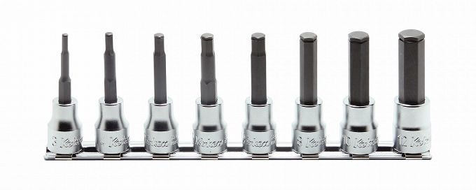 Zestaw nasadek 3mm-12mm trzpieniowych sześciokątnych Inhex Grip Ring 62 KOKEN