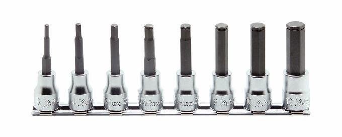 Zestaw nasadek 3mm-12mm trzpieniowych sześciokątnych Inhex Grip Ring 62 KOKEN