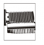 Wkładka gwintowana Typ S M 11x1.25 2,5D VOLKEL - 5