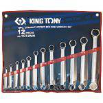 Zestaw kluczy oczkowych prostych 12 cz. 6 - 32 mm, KING TONY 1C12MR