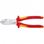 Szczypce Tnące Boczne Izolowane o zwiększonym przełożeniu KNIPEX 74 06 200 - 4