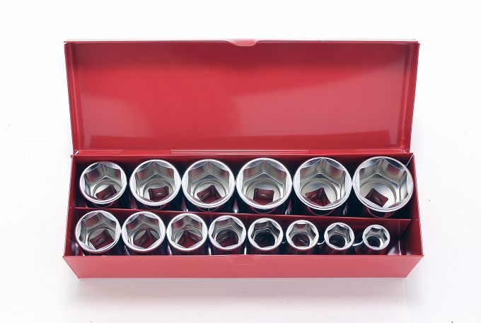 Zestaw nasadek w kasecie 14 części KOKEN