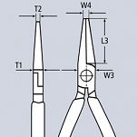 Szczypce dla mechaników KNIPEX 38 71 200 - 4