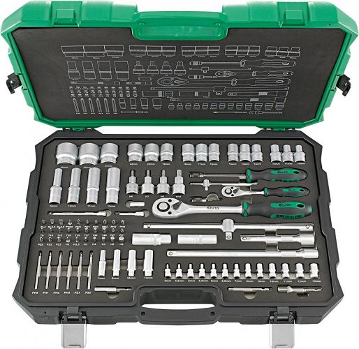 Komplet kluczy wtykowych 91-częściowy FORTIS 1/4