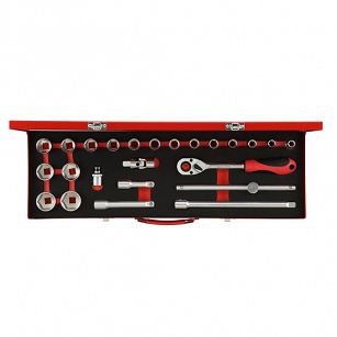 Zestaw kluczy nasadowych 1/2" 24cz. GEDORE RED R69004024 3300006