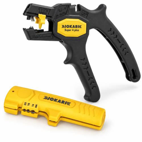 Zestaw szczypce automatyczne do ściągania Izolacji 0,2- 6mm 20050 + ściągacz izolacji do płaskich nr 14 JOKARI 145410