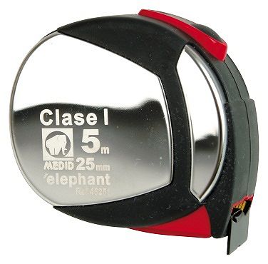 Miara zwijana Klasa I, stal nierdzewna INOX, 1 Klasa dokładności, 5m/19mm MEDID 45191