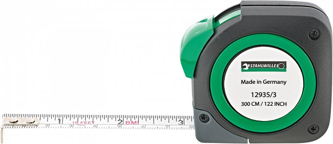 Miara taśmowa zwijana z blokadą 3m, skala mm/