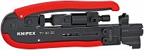 Narzędzie do złącz kompresyjnych F, BNC i RCA RG KNIPEX 97 40 20 SB - 2