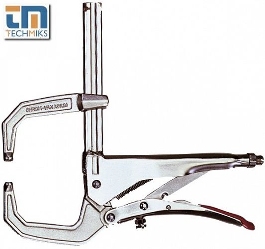 Szczypce zaciskowe spawalnicze omijające z regulowaną szczęką GRZC BESSEY