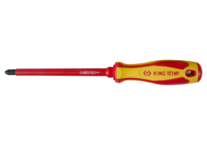 Wkrętak śrubokręt pozidriv izolowany no.2 6,0 x 100mm PZ2 KING TONY 14780204