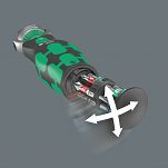 Grzechotka poręczna bit i 3/8 cala 8009 Zyklop Pocket Set 1 WERA 05004280001 - 5