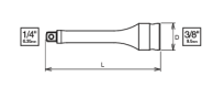 Adapter 3/8