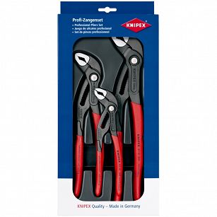 Szczypce do Rur Cobra Sprawdzony Zestaw 3 szczypiec KNIPEX 00 20 09 V02