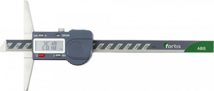 Głębokościomierz 150/0,01mm FORTIS 4317784737746