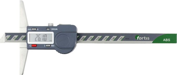 Głębokościomierz 150/0,01mm FORTIS 4317784737746