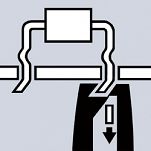 Szczypce montażowe dla elektroników KNIPEX 36 22 125 - 6