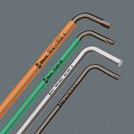 Zestaw kluczy trzpieniowych z końcówką kulistą, chromowanych, metrycznych  950/9 Hex-Plus 1 WERA 073391 - 4