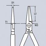 Szczypce Okrągłe do Drutu KNIPEX 22 01 160 - 3