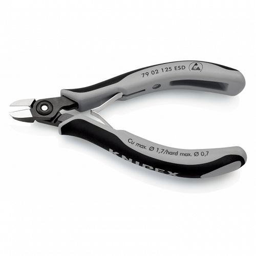 Szczypce tnące dla elektroników 125 KNIPEX 79 02 125 ESD