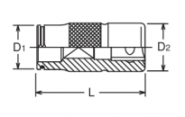 Uchwyt do gwintowników 3/8