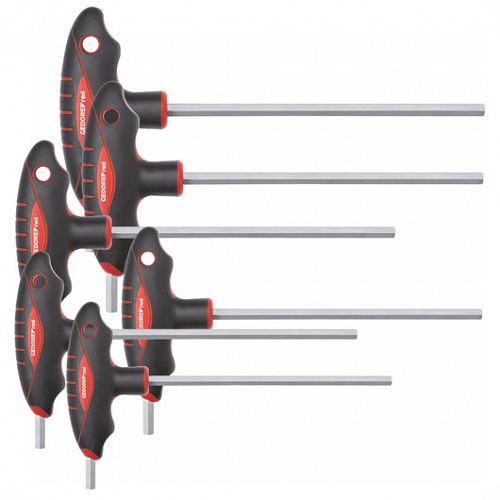 Zestaw kluczy trzpieniowych z rękojeścią T 6-częściowy GEDORE RED R38672006 3301281