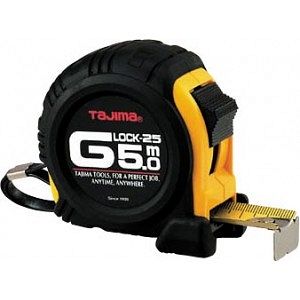 Miara zwijana stalowa z blokadą G-LOCK 5m x 25mm TAJIMA G5P50MYD