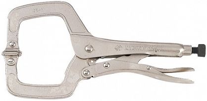 Szczypce zaciskowe blacharskie, spawalnicze morse'a typ C 275mm z ruchomą szczęką KING TONY 6625-11