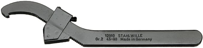 Klucz Hakowy nast.rozm.2 45-90mm do nakr.z rowkiem 12910 GR. 2 45-90 STAHLWILLE 44010002