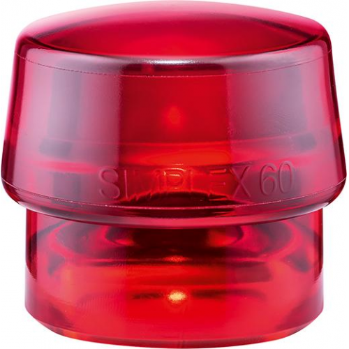 Obuch do młotka z miękkim bijakiem SIMPLEX, z tworzywa sztucznego 60mm HALDER 3206060
