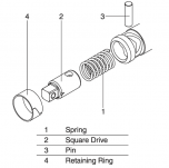 Zestaw naprawczy do wkrętarek udarowych 1/2″ z serii 4112 KOKEN - 2