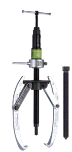 Ściągacz 2-ramienny uniwersalny z rozwieralnymi ramionami i długim wrzecionem hydraulicznym KUKKO 46-2-B