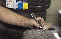 Znacznik czarny woskowy VISOR PICA 990/46 - 9