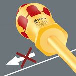 Wkrętak śrubokręt płaski Kraftform izolowany 0.4x2.5x80mm WERA 05051580001 - 4