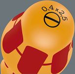 Wkrętak śrubokręt płaski Kraftform izolowany 0.4x2.5x80mm WERA 05051580001 - 5