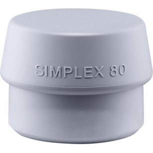 Obuch do młotka z miękkimbijakiem SIMPLEX, TPE-mid 80mm odporny na zużycie, twardość średnia HALDER 3203080