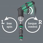 Uchwyt śrubokręt na bity Rapidaptor z mechanizmem o niskim tarciu do wkrętaków dynamometrycznych z rękojeścią pistoletową 889/4/1 F WERA 05052501001 - 3