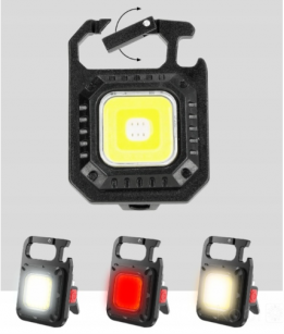 Latarka 370lum, 3 barwy, 7 trybów LED XMPR