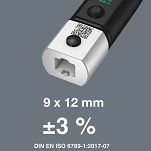 Zestaw z kluczem dynamometrycznym do połączeń instalacji rurowych 9558, 10-50 Nm, 5 części WERA 05136062001 - 4